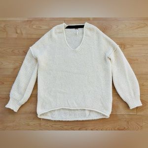 Free People Ivory All Mine Sweater